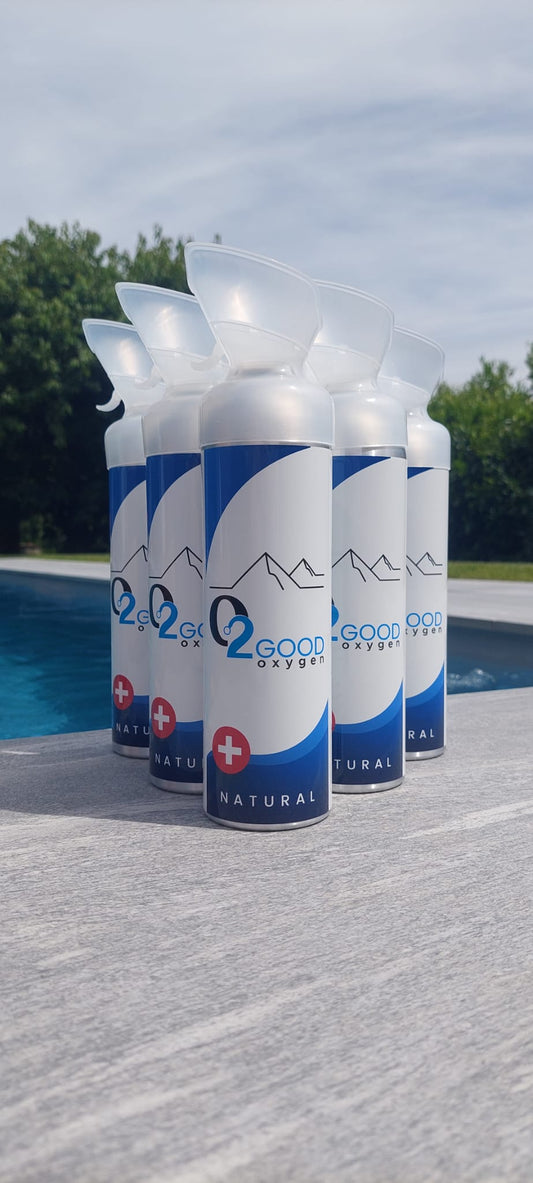 6x O2GOOD oxygen NATURAL